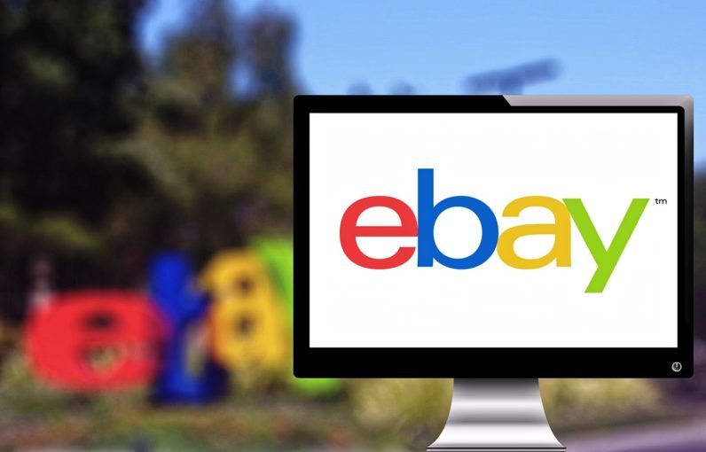 eBay Logo on Screen